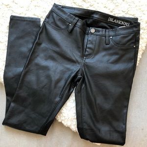 BlankNYC Vegan Leather Jeans